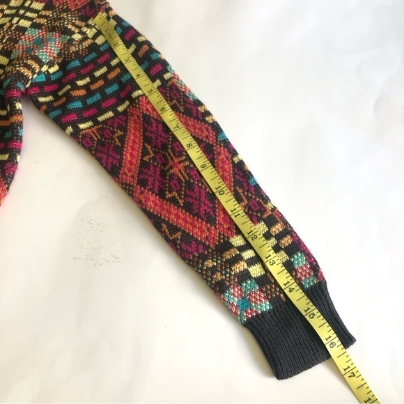 Treasure & Bond Kids' Cotton Patchwork Knit Sweater Size S 7/8 - Picture 8 of 9